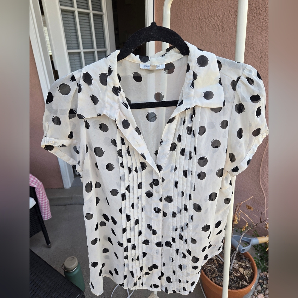 Polka Dot Women's Top